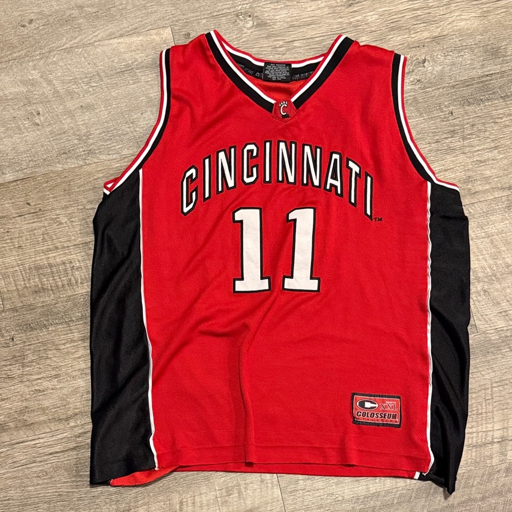 Colosseum Red and Black Cincinnati Jersey